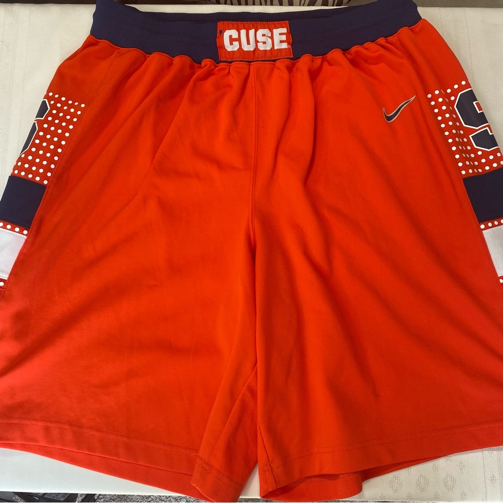 Vintage Nike Team Syracuse Orangemen Authentic Basketball Shorts